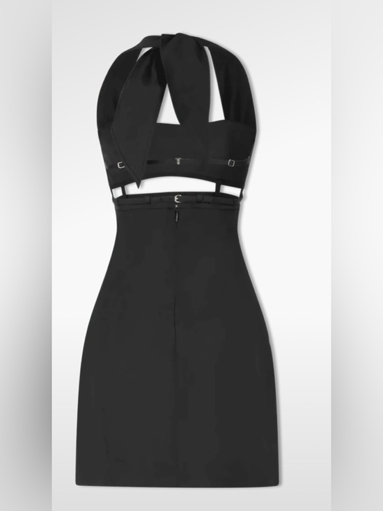Jacquemus Dresses & Skirts - Jacquemus Black Backless Cutout Halter Dress